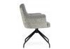 Миниатюра фото стул крутящийся на металлокаркасе woodville kaser 360 grey / black 15841 | 220svet.ru