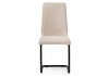 Миниатюра фото стул woodville лулла бежевый / черный 504188 | 220svet.ru