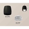 Миниатюра фото комплект накладного светильника ambrella light techno spot xs1142020 sbk/cl черный песок/прозрачный (c1142, n7191) | 220svet.ru