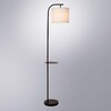 Миниатюра фото торшер arte lamp connor a4053pn-1bk | 220svet.ru
