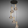 Миниатюра фото подвесная люстра reluce 09015-0.9-05 smoke | 220svet.ru