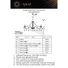 Миниатюра фото подвесная люстра aployt anula apl.810.03.20 | 220svet.ru