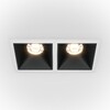 Миниатюра фото встраиваемый светильник maytoni alfa led dl043-02-10w4k-d-sq-wb | 220svet.ru