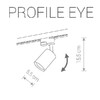 Миниатюра фото трековый светильник nowodvorski profile eye 9322 | 220svet.ru