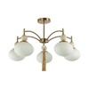 Миниатюра фото потолочная люстра lumion gloriya 8272/5c бежевый | 220svet.ru