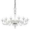 Миниатюра фото подвесная люстра ideal lux brigitta sp12 trasparente | 220svet.ru