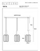 Миниатюра фото подвесной светильник lucide rafal 45492/03/36 | 220svet.ru