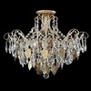 Миниатюра фото потолочная люстра crystal lux esmiralda pl6 gold | 220svet.ru