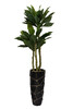 Миниатюра фото папоротник гнездовой в горшке h150см garda decor 29bj-934 | 220svet.ru