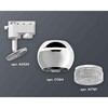 Миниатюра фото комплект трекового светильника ambrella light track system xt1104001 psl/cl серебро полированное/прозрачный (a2520, c1104, n7191) | 220svet.ru