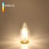 Миниатюра фото лампа светодиодная филаментная elektrostandard e27 7w 4200k прозрачная a048673 | 220svet.ru