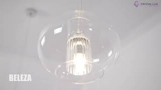 Миниатюра фото подвесной светильник crystal lux beleza sp1 e chrome | 220svet.ru