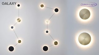 Миниатюра фото настенный светильник odeon light galaxy 7072/12wl бронзовый | 220svet.ru